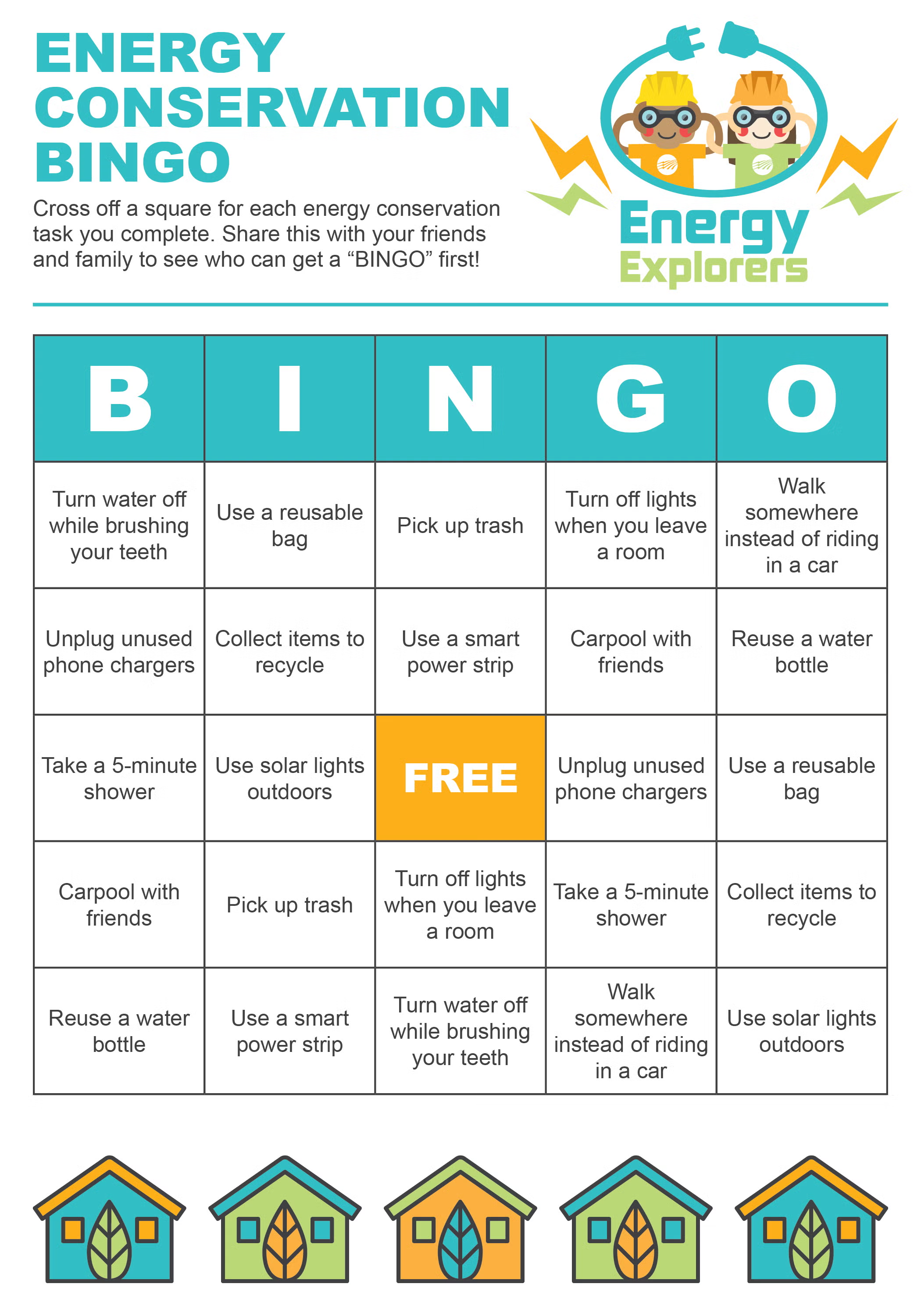 Conservation Bingo