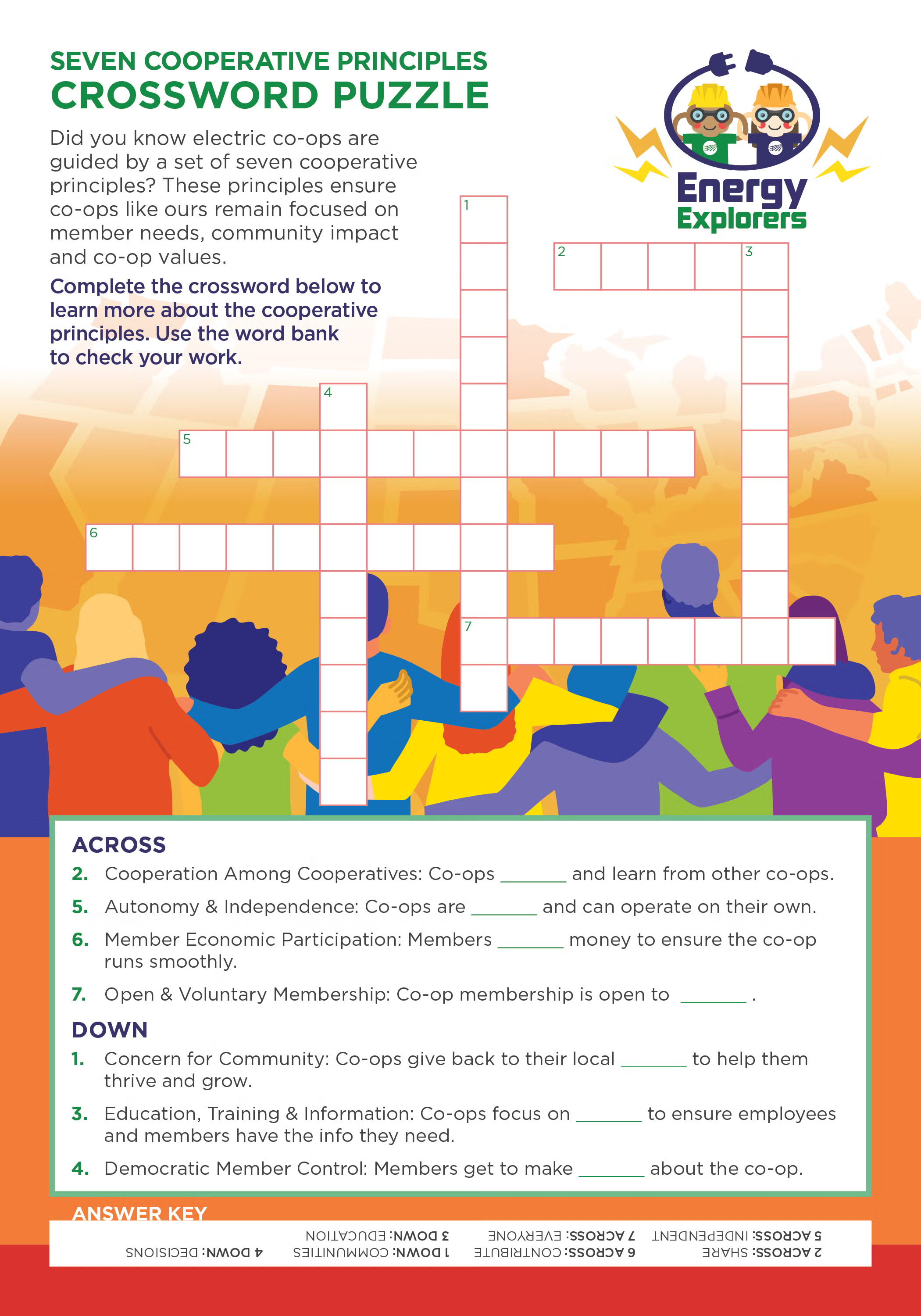 Cooperative Crossword Puzzle