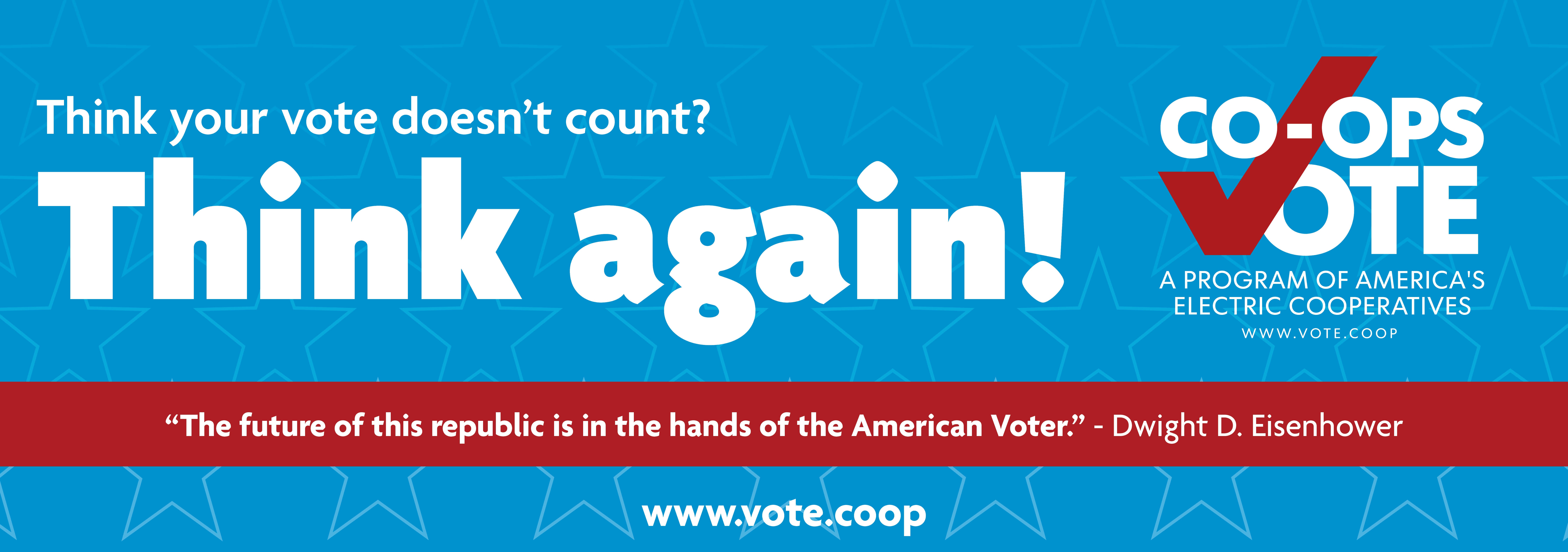 Think your vote doesn't count? Think again!